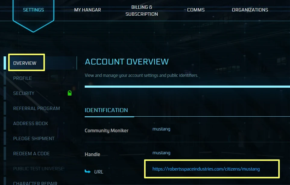 Find RSI Profile URL